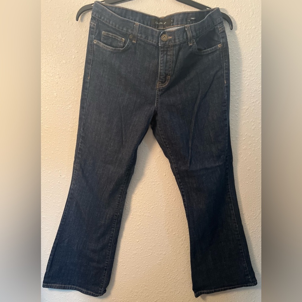 Calvin Klein Dark Blue Flare Fit Jeans